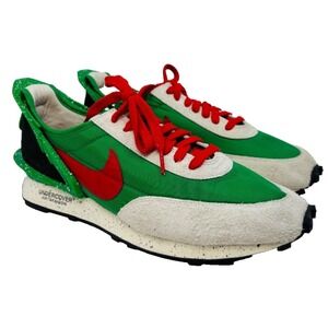 Nike x Undercover Daybreak Shoes Lucky Green Red CJ3295-300 Womens 13 Mens 11.5